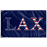 LAX Flag - Stars and Stripes Banner - USA Custom Flag