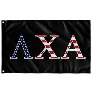 Lambda Chi Alpha USA Banner - Black