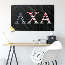 Load image into Gallery viewer, Lambda Chi Alpha USA Banner - Black