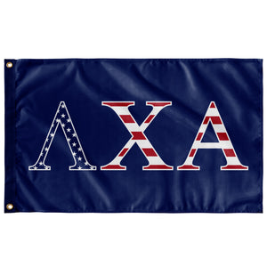 Lambda Chi Alpha USA Banner - Blue
