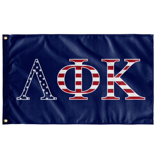 Lambda Phi Kappa USA Flag - Blue