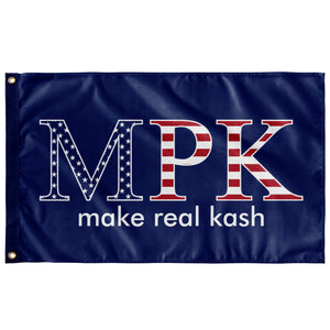 Mu Rho Kappa make real kash USA Flag - Blue