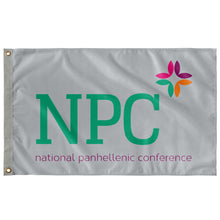 Load image into Gallery viewer, National Panhellenic Conference Flag - Pure Silver