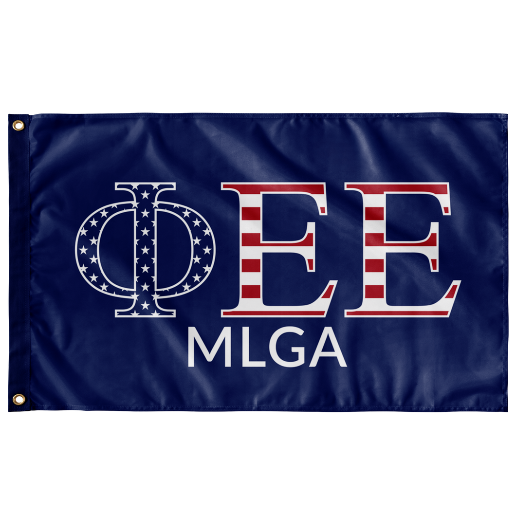 Spænde købmand jazz Phi Epsilon Epsilon MLGA USA Flag - Blue – DesignerGreek2