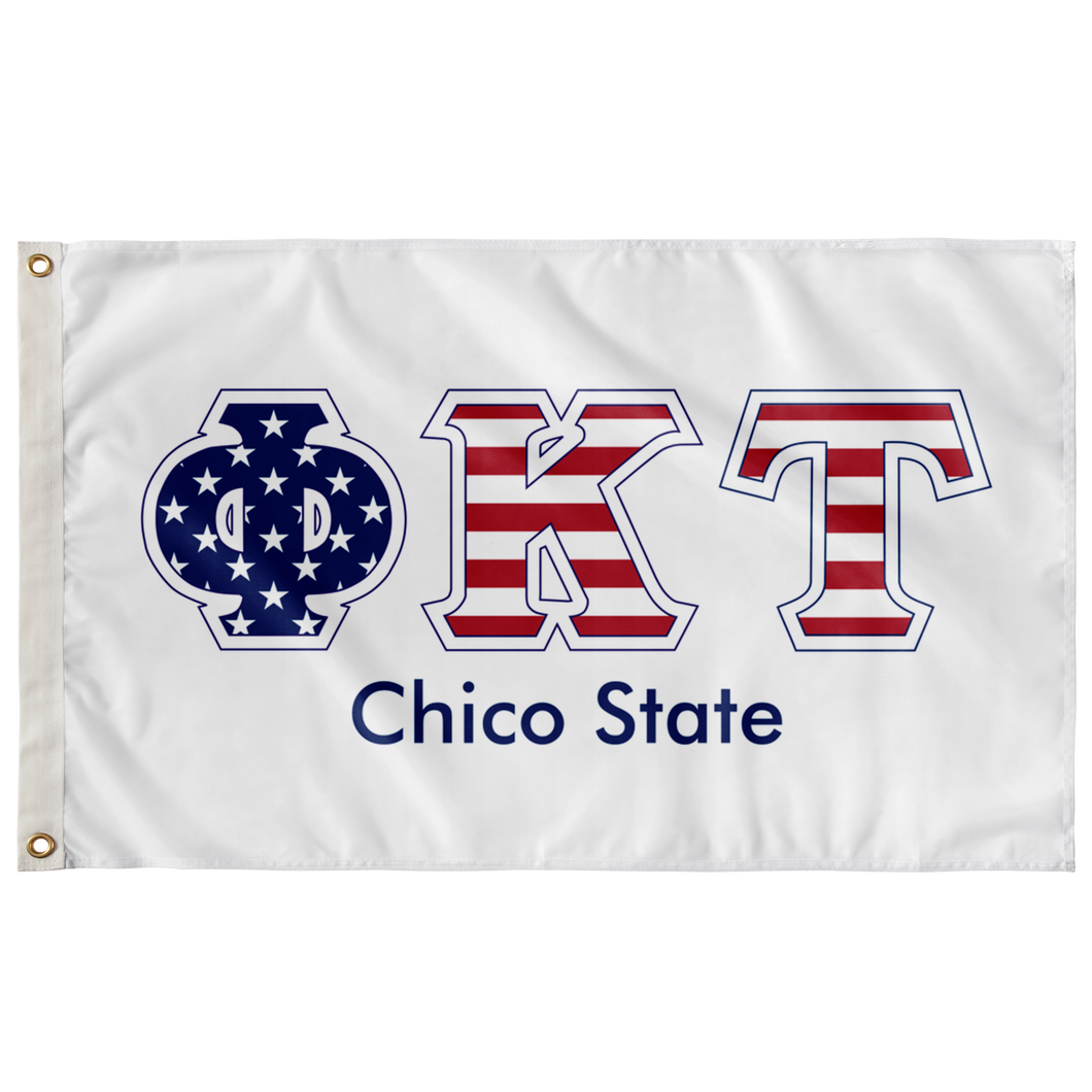 Phi Kappa Tau Chico State Stars And Stripes Greek Flag