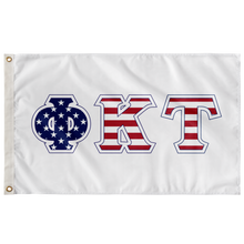 Load image into Gallery viewer, Phi Kappa Tau Stars And Stripes Greek Flag