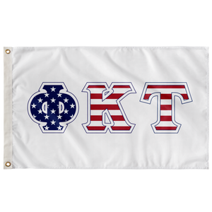 Phi Kappa Tau Stars And Stripes Greek Flag