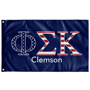Phi Sigma Kappa Clemson USA Flag