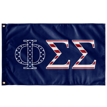Load image into Gallery viewer, Phi Sigma Sigma USA Flag - Blue