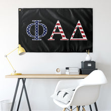 Load image into Gallery viewer, Phi Alpha Delta USA Flag - Black