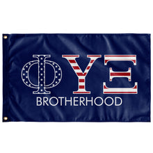 Load image into Gallery viewer, Phi Upsilon Xi Brotherhood USA Flag - Blue