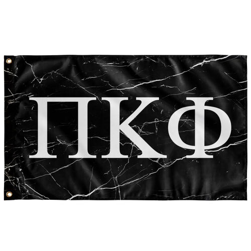 Pi Kappa Phi Black Marble Flag