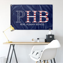 Load image into Gallery viewer, Rho Eta Beta Real Human Beings USA Flag - Blue