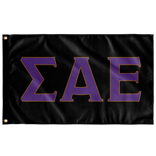Load image into Gallery viewer, SAE Greek Flag - SAE Letters Flag - Fraternity  Banner