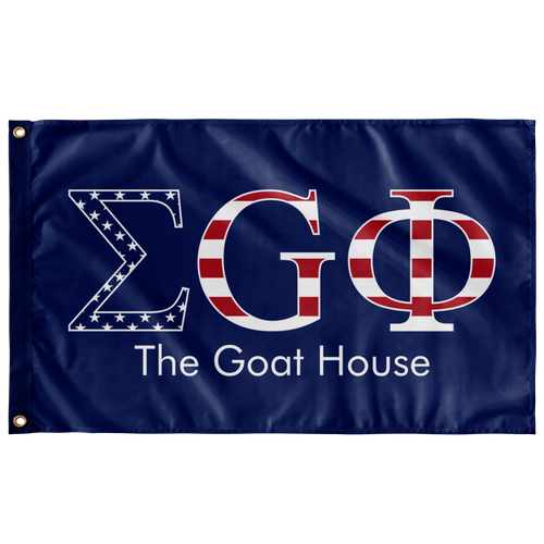 Sigma G Phi The Goat House USA Flag