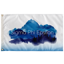 Load image into Gallery viewer, Sigma Phi Epsilon Blue Moutain Greek Flag