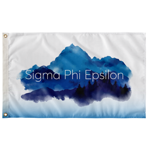 Sigma Phi Epsilon Blue Moutain Greek Flag