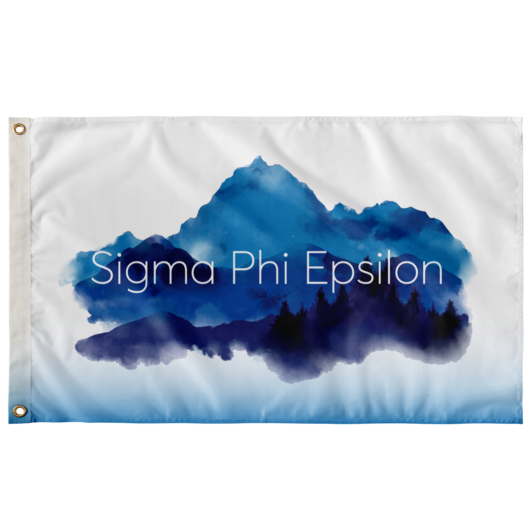 Sigma Phi Epsilon Blue Moutain Greek Flag