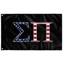 Load image into Gallery viewer, Sigma Pi USA Flag - Black