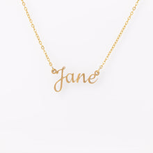 Load image into Gallery viewer, Sorority Name Necklace