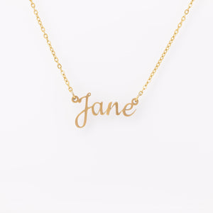 Sorority Name Necklace