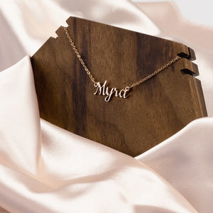 Sorority Name Necklace