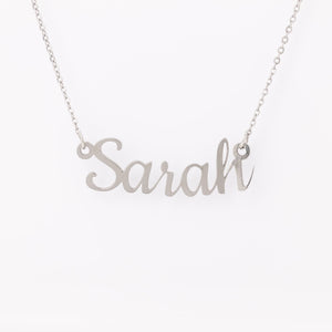 Sorority Name Necklace