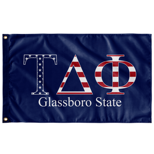 Tau Delta Phi Glassboro State USA Flag - Blue