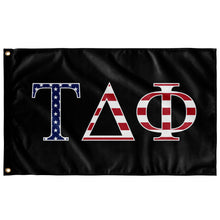 Load image into Gallery viewer, Tau Delta Phi USA Flag - Black