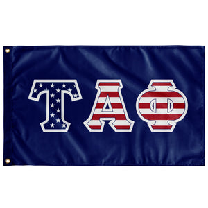 Tau Alpha Phi American Flag - Blue