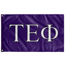 Load image into Gallery viewer, Tau Epsilon Phi Fraternity Flag - Purple, White &amp; Black