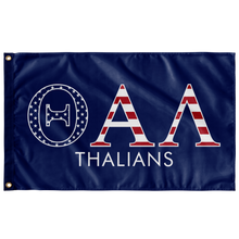 Load image into Gallery viewer, Theta Alpha Lambda Thalians USA Flag - Blue
