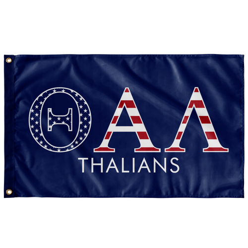Theta Alpha Lambda Thalians USA Flag - Blue