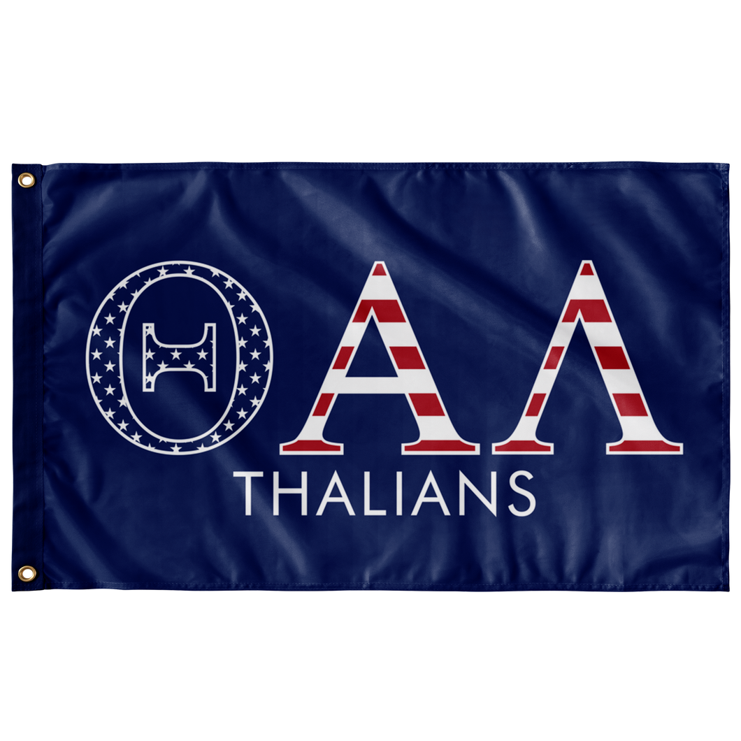 Theta Alpha Lambda Thalians USA Flag - Blue