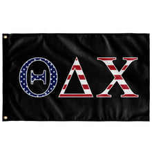 Load image into Gallery viewer, Theta Delta Chi USA Flag - Black