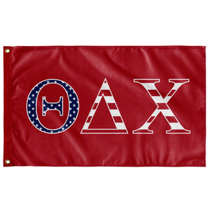 Theta Delta Chi USA Flag - Red