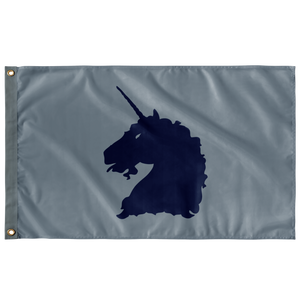Theta Xi Unicorn Head Fraternity Flag