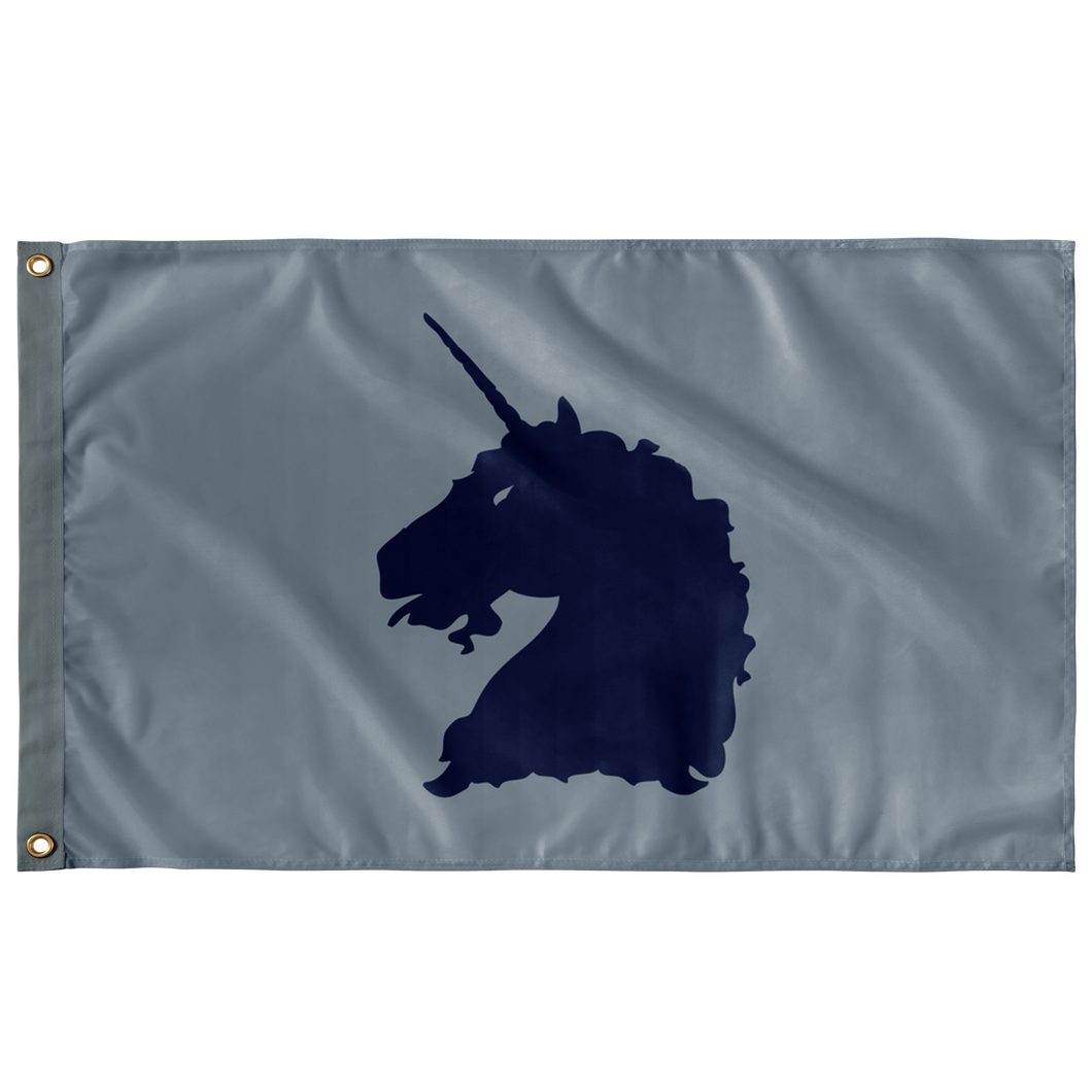 Theta Xi Unicorn Head Fraternity Flag