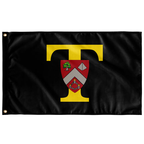 Triangle Fraternity Flag - Black