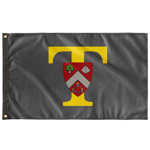 Triangle Fraternity Flag - Secondary Gray