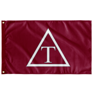 Triangle Fraternity Banner - Old Rose