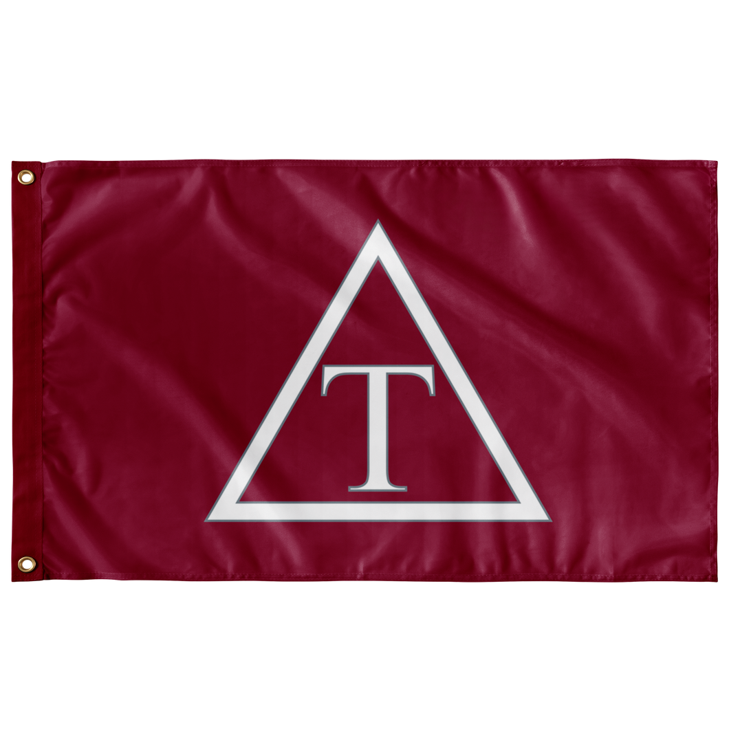Triangle Fraternity Banner - Old Rose