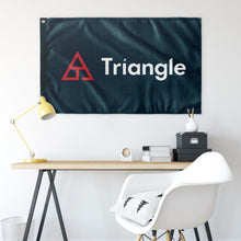 Load image into Gallery viewer, Triangle Flag - Navy, Cherry &amp; White