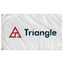 Load image into Gallery viewer, Triangle Flag - White, Cherry &amp; Navy