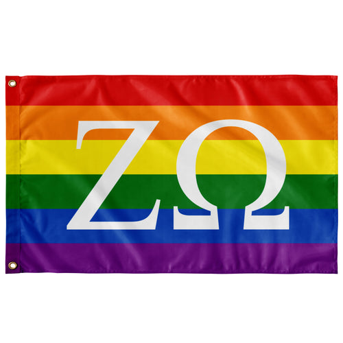 Zeta Omega Love Wins Fraternity Flag