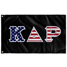 Load image into Gallery viewer, Kappa Delta Rho American Flag - Black