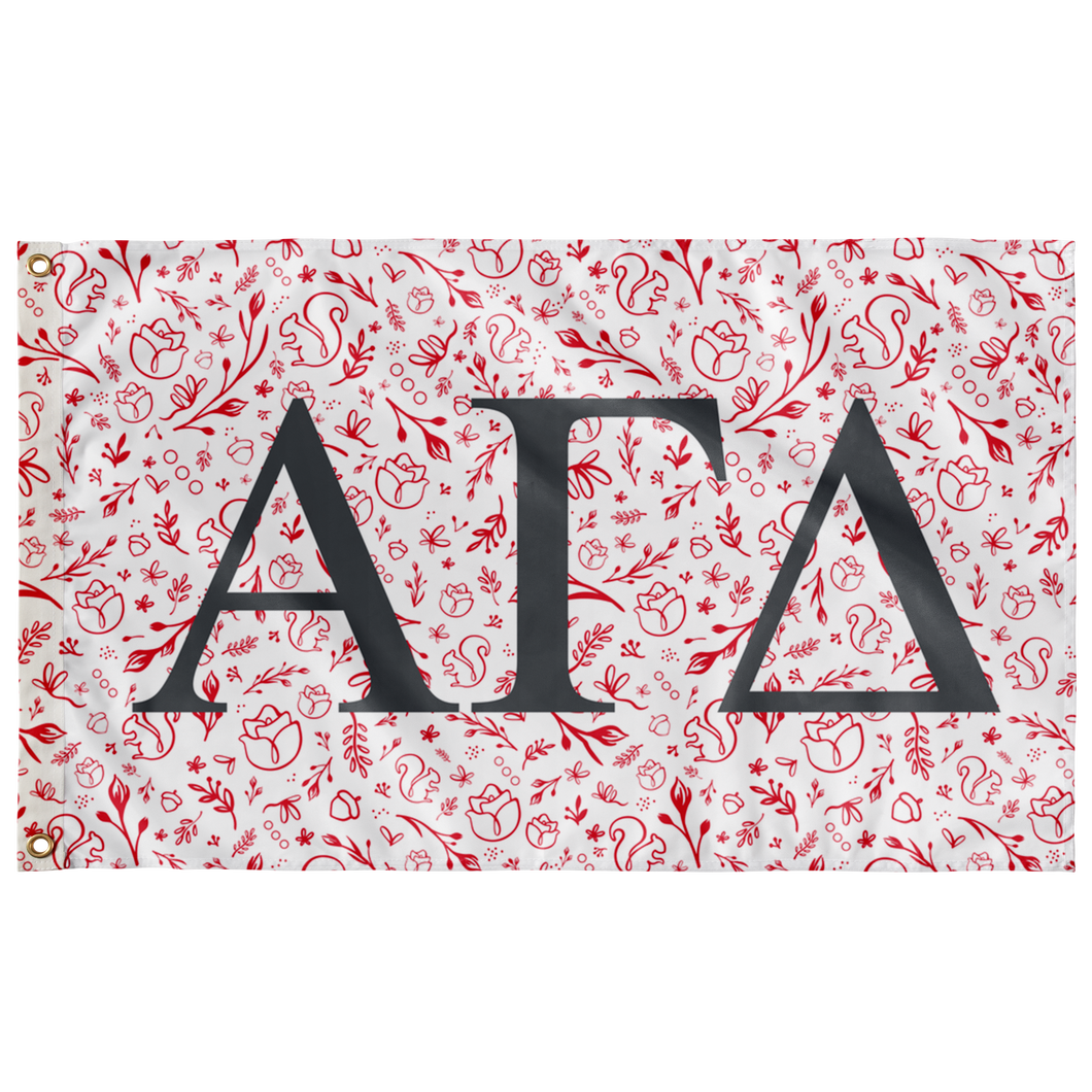 Alpha Gamma Delta Wallpaper Sorority Flag - Red