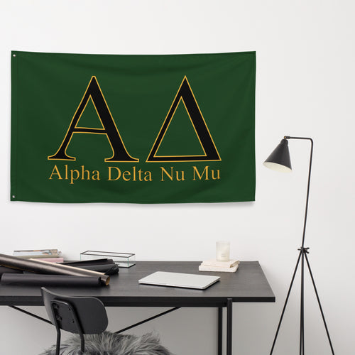 Alpha Delta Nu Mu Custom Flag