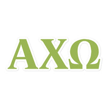 Load image into Gallery viewer, Alpha Chi Omega Sorority Letters Sticker - Greencastle