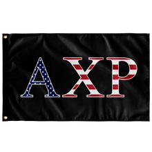 Load image into Gallery viewer, Alpha Chi Rho USA Flag - Black